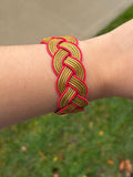 Braided Golden Grass Bracelet – Handmade Brazilian Statement Jewelry
