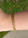 Golden Grass Multi-Strand Bracelet – Delicate Handmade Brazilian Jewelry