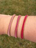 Golden Grass Bracelet  Handmade Brazilian Jewelry, Minimal Color Bracelet, Lightweight Sustainable Artisan Bracelet