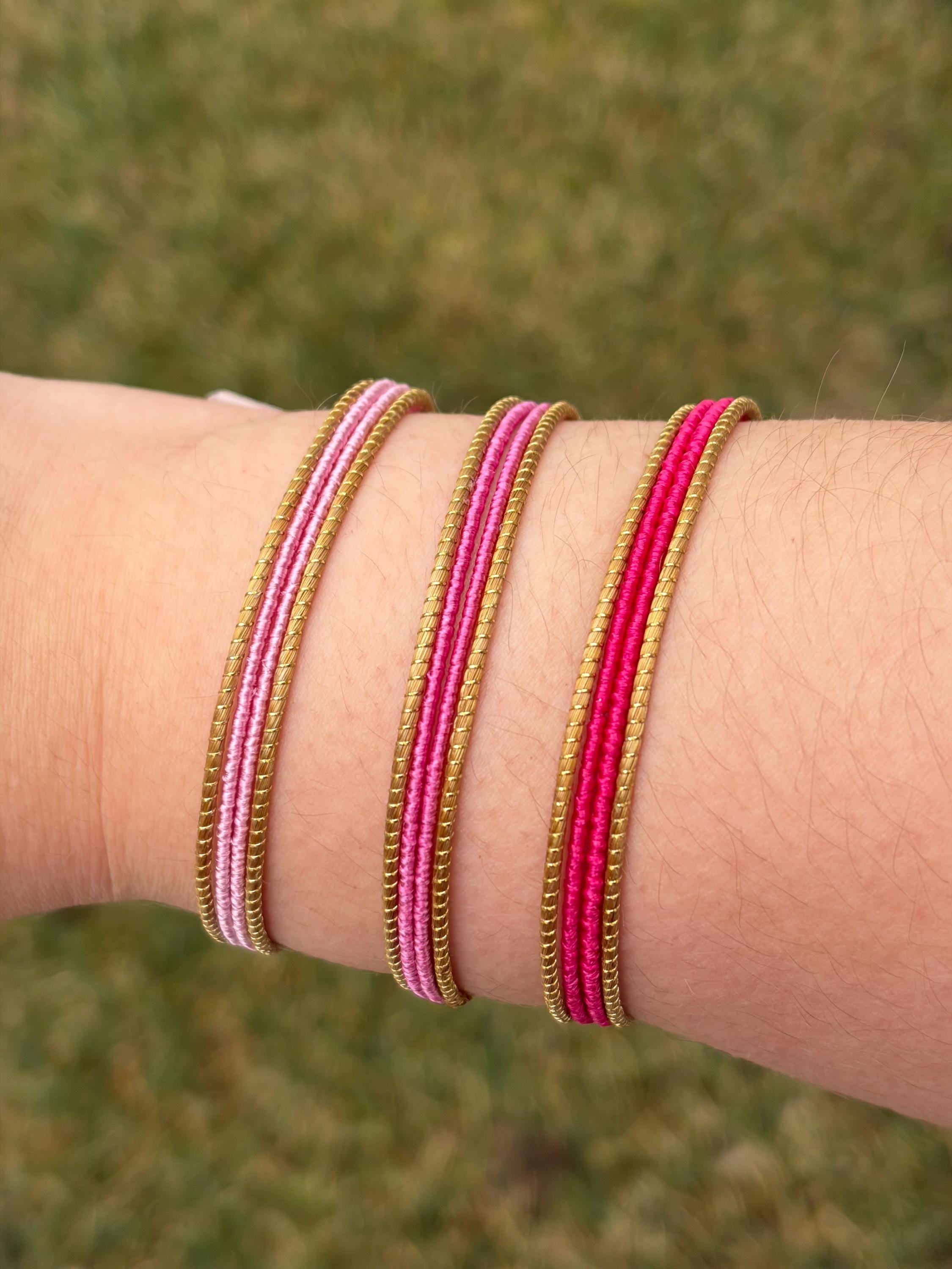 Golden Grass Bracelet  Handmade Brazilian Jewelry, Minimal Color Bracelet, Lightweight Sustainable Artisan Bracelet