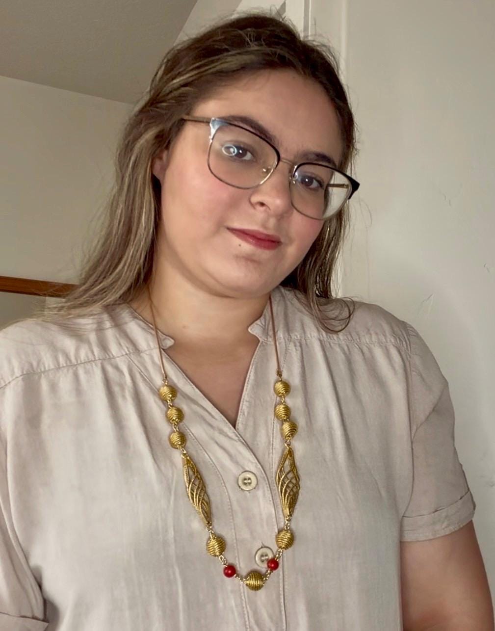 Red Açaí Seed Necklace  Golden Grass & Natural Seed Jewelry